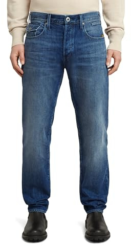 G-STAR Pantalones Vaqueros Morry FWD Regular Tapered para Hombre, Azul (Worn in Blue Creek D26141-d788-g112), 33W / 34L