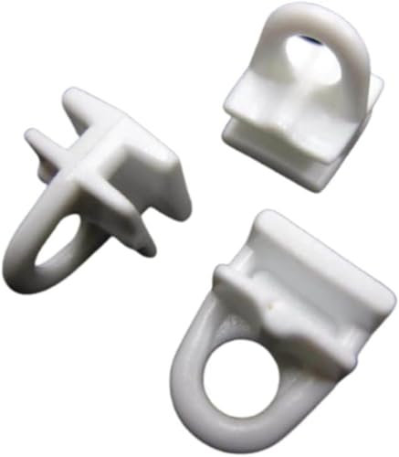 Ceiling Rod Gliders: Effortless Curtain Track Runners, Pole Hooks, and Rail Slides for Window, Door, and Shower Drapes (Pack of 20)