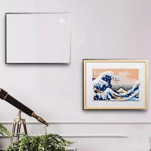 Acryl-Displaybox, kompatibel mit Lego 31208 Surf-Wandhalterung, Fotorahmen, Modellbausatz, Sammlerstück, Geschenk-Box, Organizer (nur Box)
