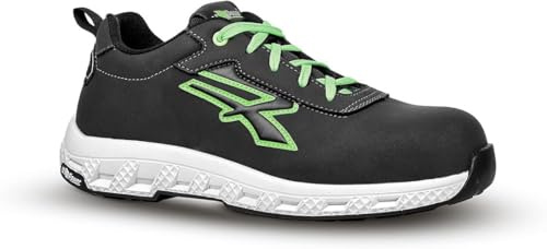 U-POWER DON'T WORRY... BE HAPPY! Adak Esd S3s CI Hi Hro Fo Sr säkerhetssko Unisex Vuxen, Svart grön, 41 EU