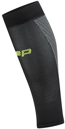 CEP Herren Core Run Ultralight 20-30 mmHg Wadenbandagen – Leistungsstarke Kompressionsunterstützung, schnelltrocknend zum Laufen, schwarz / grau, 5