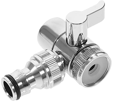 HOODANCOS Faucet Adapter for Portable Washer Faucet Splitter Sink Hose Attachment Water Line Splitter for Washing Machine Adapter for Kitchen Sink and Garden Hose Use