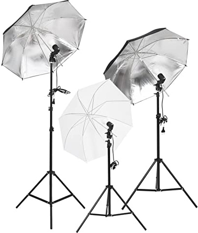 Snsowed Kit di Illuminazione da Studio con Treppiedi e Ombrelli,Studio Foto,Fotografia,Illuminazione e Studio,Luci e Flash da studio-190233