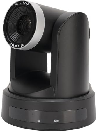 Goshyda Konferenzraum Videokamera -System, HD 1080p 12x Optical Zoom USB3.0 HDMI PTZ -Kamera, Support AI Automatic Tracking (EU-Stecker)