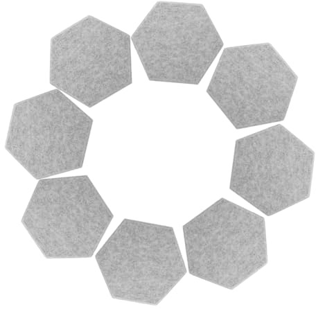 FRCOLOR 12pcs Soundproof Mat Acoustic Absorption Panel Wall Sound Panel for Noise Reduction Tool in Ktv School