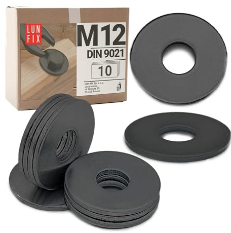 Lun Fix Unterlegscheiben M12 10 Stk Ø13–37 mm DIN 9021