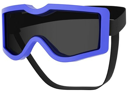Xuanxi Modische Schutzbrille für Hunde, ergonomisch, verstellbarer Riemen, winddicht, für verschiedene sportliche Aktivitäten, winddichte Hundebrille
