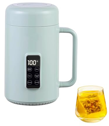 Ramens - Pentola elettrica elettrica da 1000 ml, padella elettrica da viaggio 500 W, essenziale per camera da, pentola calda elettrica, per casa, cucina, esterno, viaggio