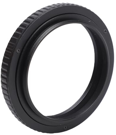 Denash Adattatore Elicoidale M65-M65 Tubo Macro con Messa a Fuoco Regolabile da 12-19 Mm Adattatore Elicoidale con Filettatura con Interno Opaco per compatibilità con Obiettivi per