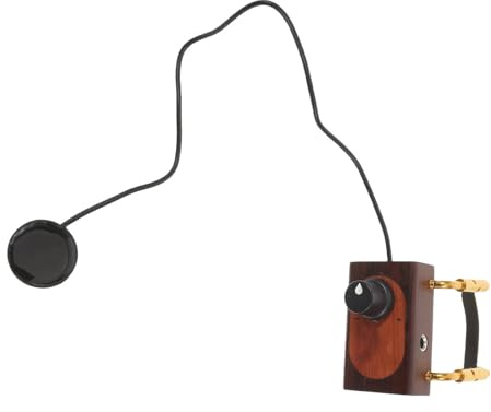 NULYLU Tonabnehmer Hoher Verstärkung und Empfindlichkeit Kraftvoller für Piezo aus Metall mit Violine für Outdoor Konzerte und Unterricht
