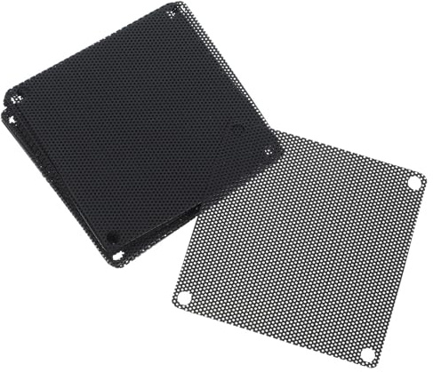 INOOMP 10 Stück PC Lüfterfilter aus Schwarzem PVC Gehäuselüfter Hardware mit Mesh Abdeckung für Sommer Schützt vor Staub und Verlängert die Lebensdauer des Kühlers