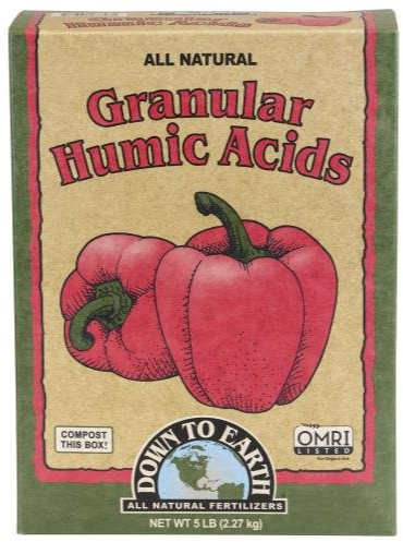 Down to Earth Granular Humic Acid - 5 lb (6/Cs)