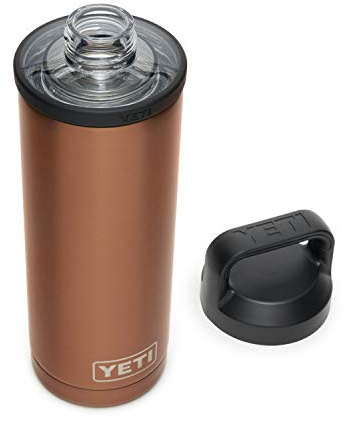 YETI Rambler 18 oz Bottle, Vacuum Insulated, Stainless Steel with Chug Cap, Copper