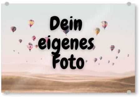artboxONE Pixum Acrylglas 60 x 40 cm (quer) eigenes Foto als Acrylglas - Acrylglasbild mit Wunschmotiv - Personalisierbares Geschenk
