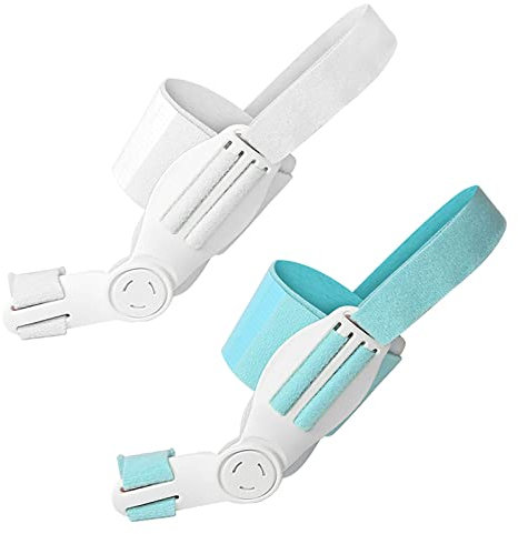 ALINZO Bunion Splint (2PCS) – Bunion Corrector – Sleeve for Hallux Valgus Bunion Pain Relief – Non-Surgical Correction – Hammer Toe Straightener (blau)
