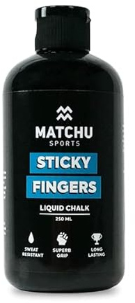 MATCHU | Chalk Liquido | Magnesio Liquido | Gesso Liquido | Migliorare la Presa | per Calisthenics, Arrampicata, Powerlifting, Ginnastica, Palo Danza | 250ml