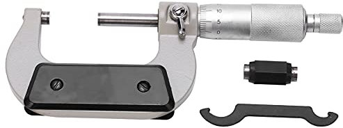 Hyuduo Micrometer, Digital Electronic Display Micrometer Outside Diameter Vanadium Steel Spiral Locking Measuring Instrument 25-50Mm,Micrometer