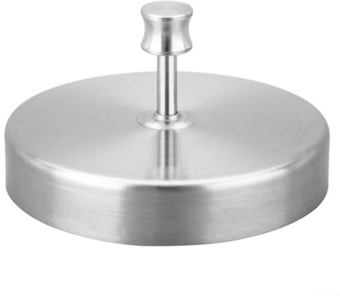 Pressa per hamburger, in acciaio 304, rotonda, regolabile, per la produzione di hamburger, 12 cm