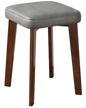 Hocker, hölzern Hocker, Ergonomischer, Hocker stapelbar gepolstert 45 x 31 x 31 cm aus hölzm, Bürohocker Arbeitshocker Hocker Geeignet für Küche, Wohnzimmer