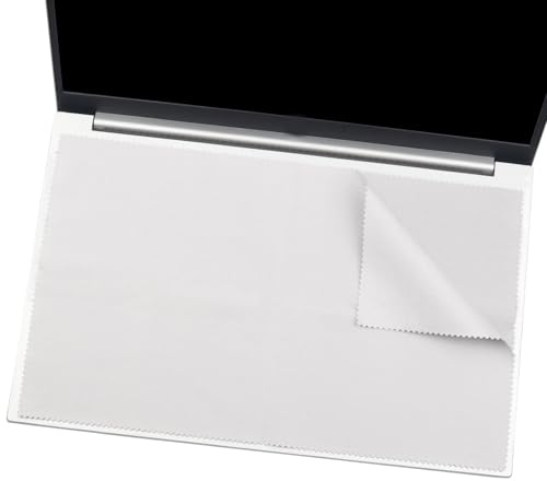 2 Stück 15-17,3 Zoll Laptop-Mikrofaser-Reinigungstuch, Staubreinigung, Laptop-Tastaturschutz, kompatibel mit Dell/HP/Acer/Asus/Lenovo/Samsung/LG etc