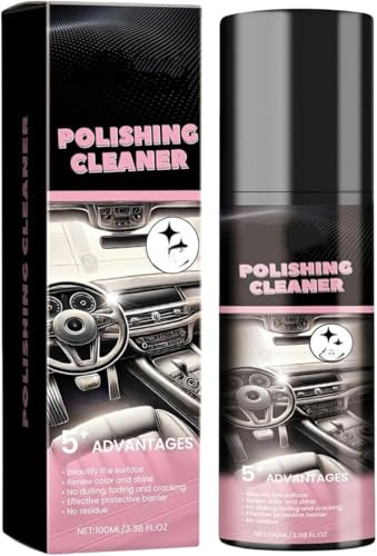 2025 Neu Polierreiniger, Autoinnenraum, Fahrzeuginnenraum, Poliermittel, Innenraum, multifunktionaler Autoreiniger, Innenraum-Schönheitsspray (1pcs)