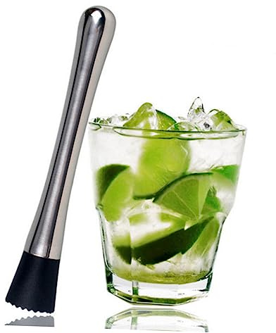 Alipis Sturdy Stainless Steel Wine Cocktail Head for Muddling Ice Crushing Tool Non-Slip Grip