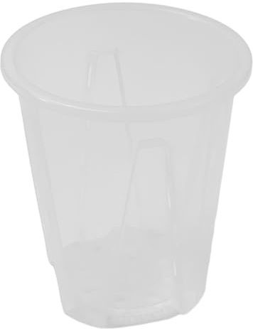 FACAIIO Maceta de plástico transparente para orquídeas con agujeros, maceta transparente para suculentas y plantas, diseño de drenaje transpirable, hogar, jardín y balcón