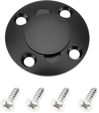 SG Store Bouchon de Réservoir D'huile pour Avion RC Embout Rond en Alliage Noir pour Tuyaux de Méthanol Et D'essence