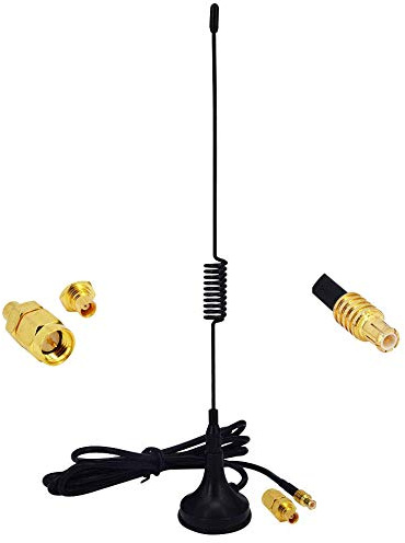 YILIANDUO 1090MHz 5dBi ADS-B Antenne MCX Stecker Magnetfuß 1M für SDR | ADS-B Antenne mit RG174 Kabel + SMA MCX Stecker für RTL SDR-Software Definierter Radio USB-Stick Dongle Tuner Empfänger