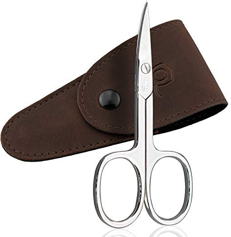 marQus Nagelschere Solingen - Extra scharf mit gebogener Schneide zum exakten Schneiden von Nägeln, inklusive praktischem Etui - Fingernagel und Fußnagel Schere