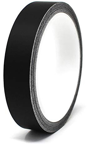 Finest Folia 10 Meter (0,79€/Meter) Matt Zierstreifen Auto Motorrad Boot Modellbau Basteln DIY Deko Dekorstreifen Seitenstreifen Klebestreife (Schwarz Matt, 10mm Breite)