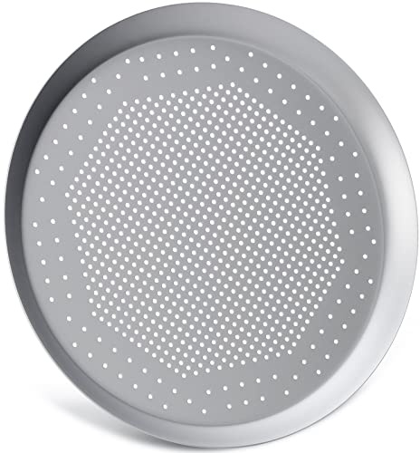 Beasea Pizza Pan for Oven, 12 Inch Perforated Pizza Pan with Holes, Heavy Duty Aluminum Alloy Round Pizza Tray Pizza Crisper Pan Pizza Baking Tray Bakeware for Home Restaurant Kitchen