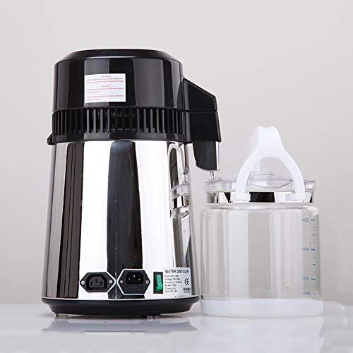 Distillateur D'eau, Distillateur D'eau En Acier Inoxydable, Machine De Fabrication D'eau Distillée 4L, Purificateur D'eau De 4 Litres Pour Obtenir De L'eau Propre
