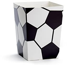 6 Cajas de palomitas de fútbol