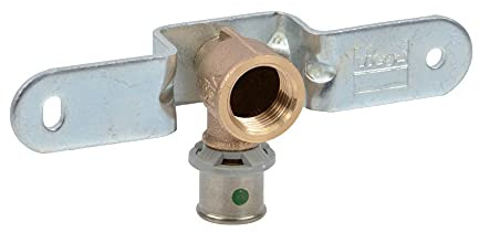 Viega Sanfix P-Montageeinheit verzinkt mit Winkel kurz, 16mm x 1/2 IG, gekröpft