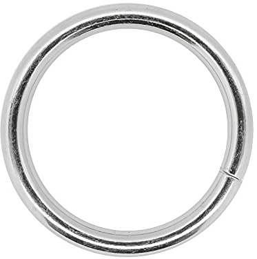 10 stabile Metallringe Rundringe O-Ringe Gurt-Ringe, Größen-/Farbwahl