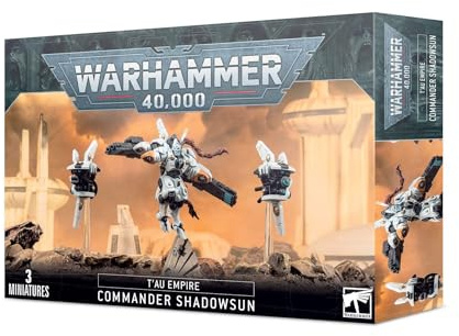 Games Workshop Commander Shadowsun: Imperio Tau, azul oscuro, gris, rojo y plateado