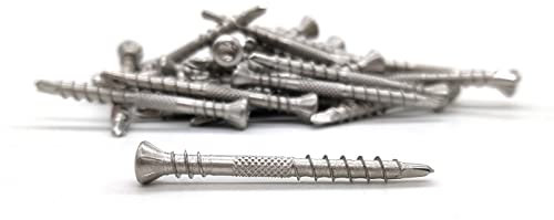 Fassadenschrauben adunox® VIEW | Rostfrei A2 | 200 Stück (4,5 x 60 mm)