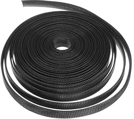 MOCNT 12mm Gaine Câble Tressée Extensible PET Manchon de Câble Fil Rangement Câble PET Cache Câble Souple Électriques Gestion Câble Flexible Protection Tube Tuyau 10 Mètres