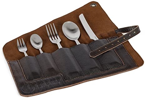 Petromax Bestecktasche, Leder
