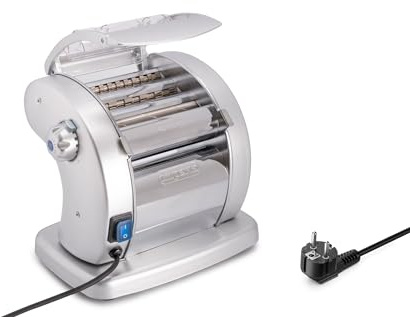 Imperia 5720 PastaPresto Gourmet fettuccine and tagliolini tagli 2/6.5 mm 230V, Alluminium, 1 Liter, Silver