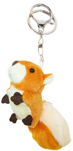 Porte-clés Écureuil En Peluche