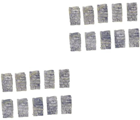 Parliky 2sets Aquarium Ornamente Steinsplitter Große Dekorationen Luftstein Substrat Miniatur Schritte 10 Stücke * 2