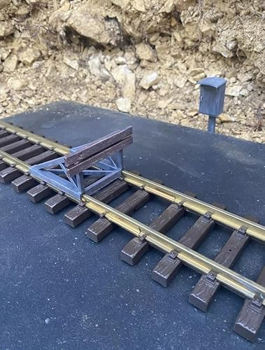 Generisch 3x Prellbock Grau für LGB G Spur, Made in Germany