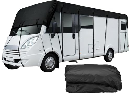 DFANCE BâChe De Protection pour Caravane, BâChe De Camping-Car Couverture De Toit De Camping-Car ImperméAble en Tissu Oxford 210d Bâche De Caravane pour Camping-Cars Et Caravanes(Size:9.5 * 3.3m)