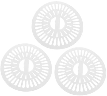 Garneck 3pcs White Abs Washing Machine Spin Caps, 27cm Diameter, Wide Compatibility and Wrinkle-free, Universal Washing Machine Accessory Supplies for Semi Automatic Spin Cover