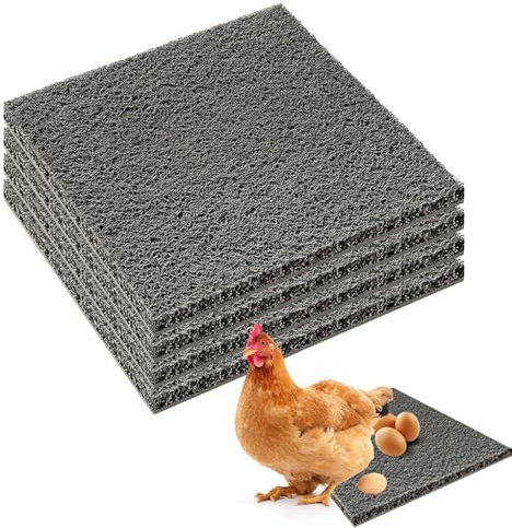 kycklingkuddar, häckningsmatta, 30,5 x 30,5 cm hönsfoder med absorberande lager, ventilerande sängkläder, äggskyddsskikt med naturlig stil, foder