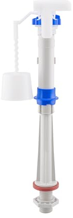 Fluidmaster Torbeck Bottom Entry Fill Valve 722U-068-P25, Adjustable Height 273mm–326mm, Quiet Fill Toilet Cistern Valve, ½” BSP Inlet, High Pressure Water Regulation System