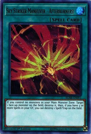 Yu-Gi-Oh! - Sky Striker Maneuver - Afterburners! - BLHR-EN091 - Ultra Rare - 1st Edition - Battles of Legend: Hero's Revenge