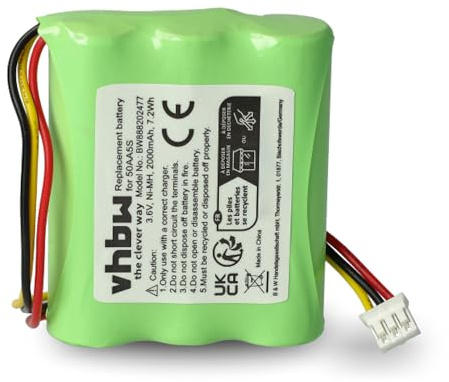 vhbw Akku kompatibel mit Toniebox Tonie Box Kreativ Hörspielbox (2000mAh, 3,6V, NiMH) - Ersatz für Toniebox 50AA5S als Ersatzakku - Bekannt aus YouTube | (2000 mAh, 3,6 V, NiMH) Ersatz für Toniebox 50AA5S